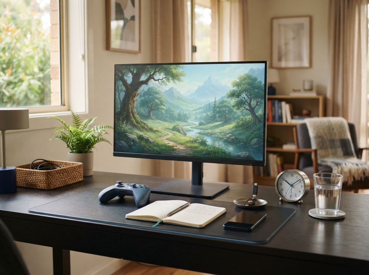 Balanced gaming setup